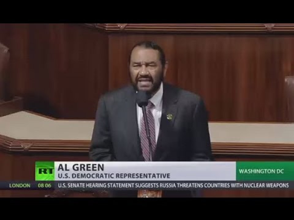 US congressman calls for Trump's impeachment on House Floor