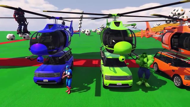 LEARN COLORS & NUMBERS with Spiderman & Color Motorbikes & HELICOPTER & Learning Video for Children