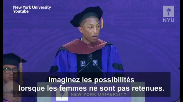 Le message fort et optimiste de Pharrell Williams sur l'égalité hommes/femmes