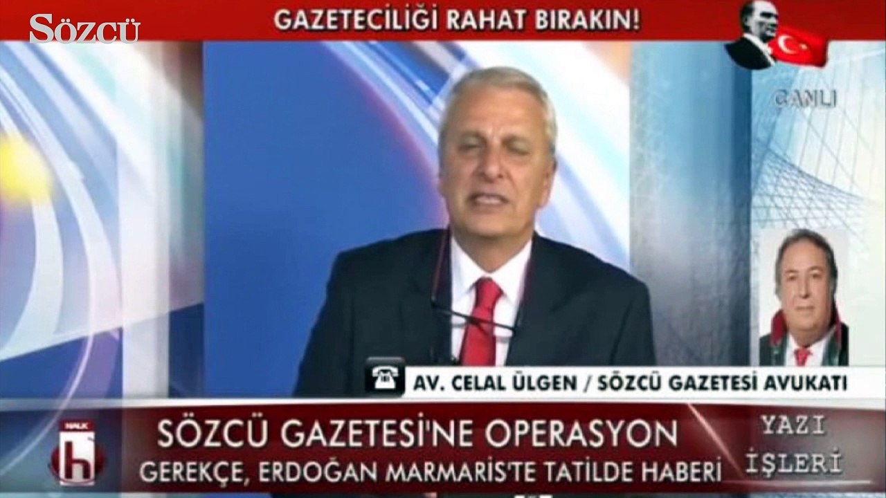 Sözcü Gazetesi avukatı Celal Ülgen'den Halk Tv'...