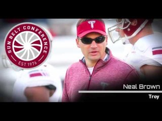 10/10 Sun Belt Football Media Teleconference:  Troy Head Coach Neal Brown