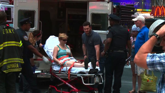 Des témoins racontent l'accident sur Times Square