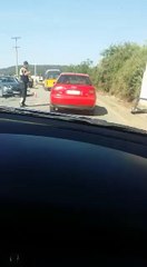 Aksidenti Elbasan, makina e ndare ne dysh