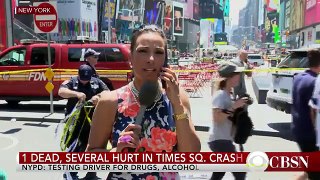 1 dead, several hurt in Times Square car crash