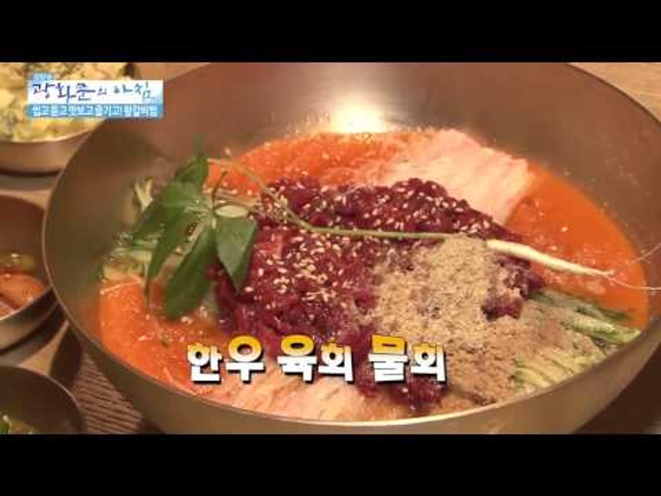 쫄깃한 한우 육회 물회 [광화문의 아침] 29회 20150716
