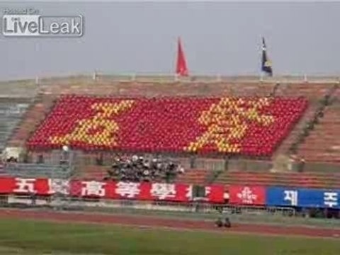 Tifos en Corée du Sud