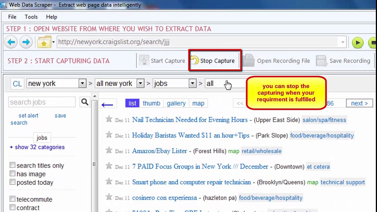How to scrap data from website?