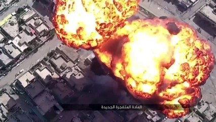 Une vidéo saisissante des attaques à la voiture piégée filmée par un drone à Mossoul