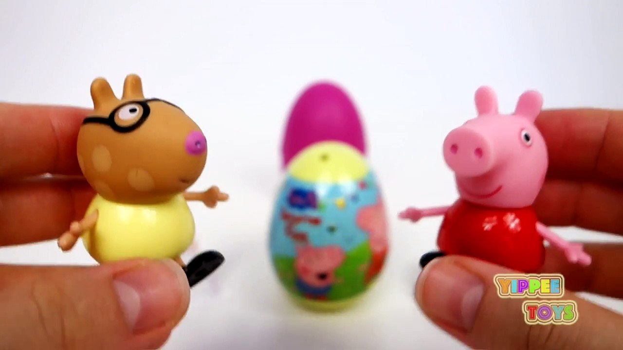 [Play-doh] Peppa Pig Surprise Egg Play Doh Princess Minions Cars Egg Surprise with Play Doh