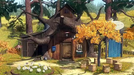 Masha e o Urso - (Es 11) Desenho Animado - First day of School