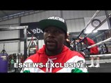 floyd mayweather watching mikey garcia sparring backs Canelo-in-GGG fight EsNews Boxing
