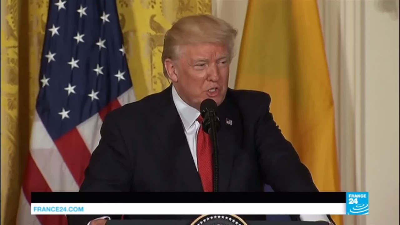 US - Donald Trump on the defensive, dismisses accusations of collusion with Russia as "witch hunt"