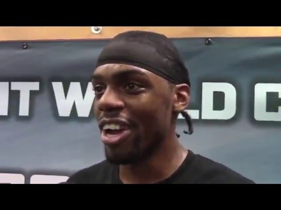 LARA VS MARTIROSYAN JACKSON VS FLORES OPEN WORKOUTS - Helen Yee For EsNews Boxing