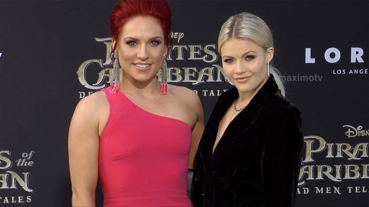 Sharna Burgess and Witney Carson "Pirates of the Caribbean Dead Men Tell No Tales" US Premiere