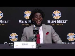 2016 Sun Belt Conference Football Media Day: Troy's Justin Lucas
