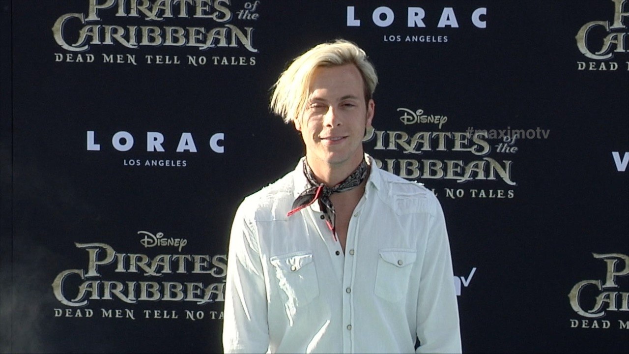 Riker Lynch "Pirates of the Caribbean Dead Men Tell No Tales" US Premiere