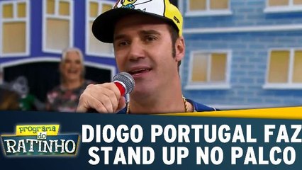Diogo Portugal faz stand-up no Jornal Rational