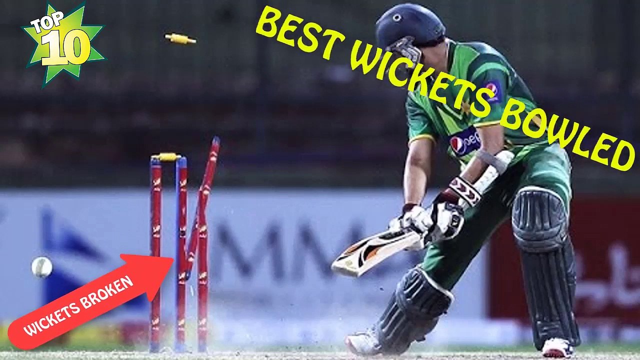 TOP 10 Best Disastrous Fast Bowling in Cricket History..!! - Stumps Flying in air - Stump Broken