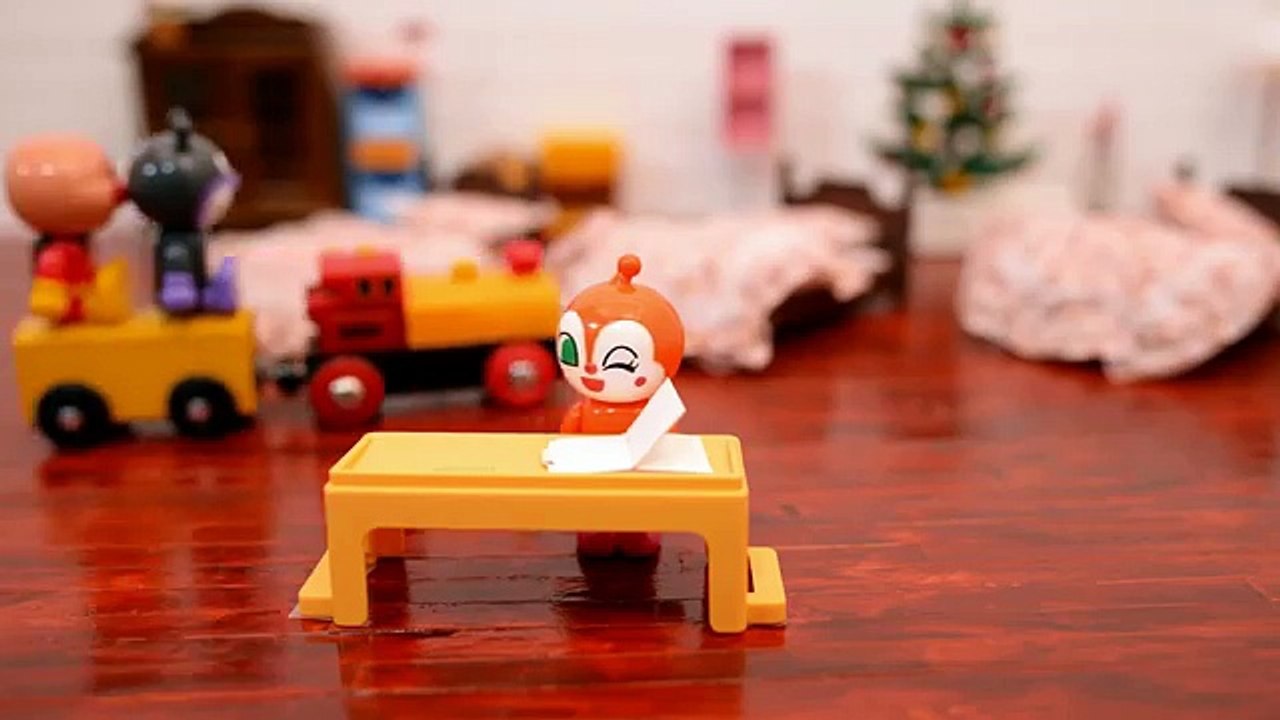アンパンマンおもちゃアニメ クリスマスのお願い / Stop motion Anpanman...