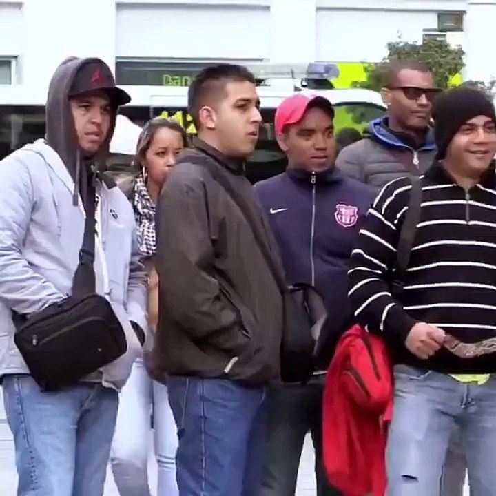 When A Boy Was Surprised By A Street Football Artist...  CR7