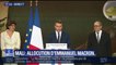 Emmanuel Macron au Mali: "J'ai voulu donner le premier rang aux armées françaises"