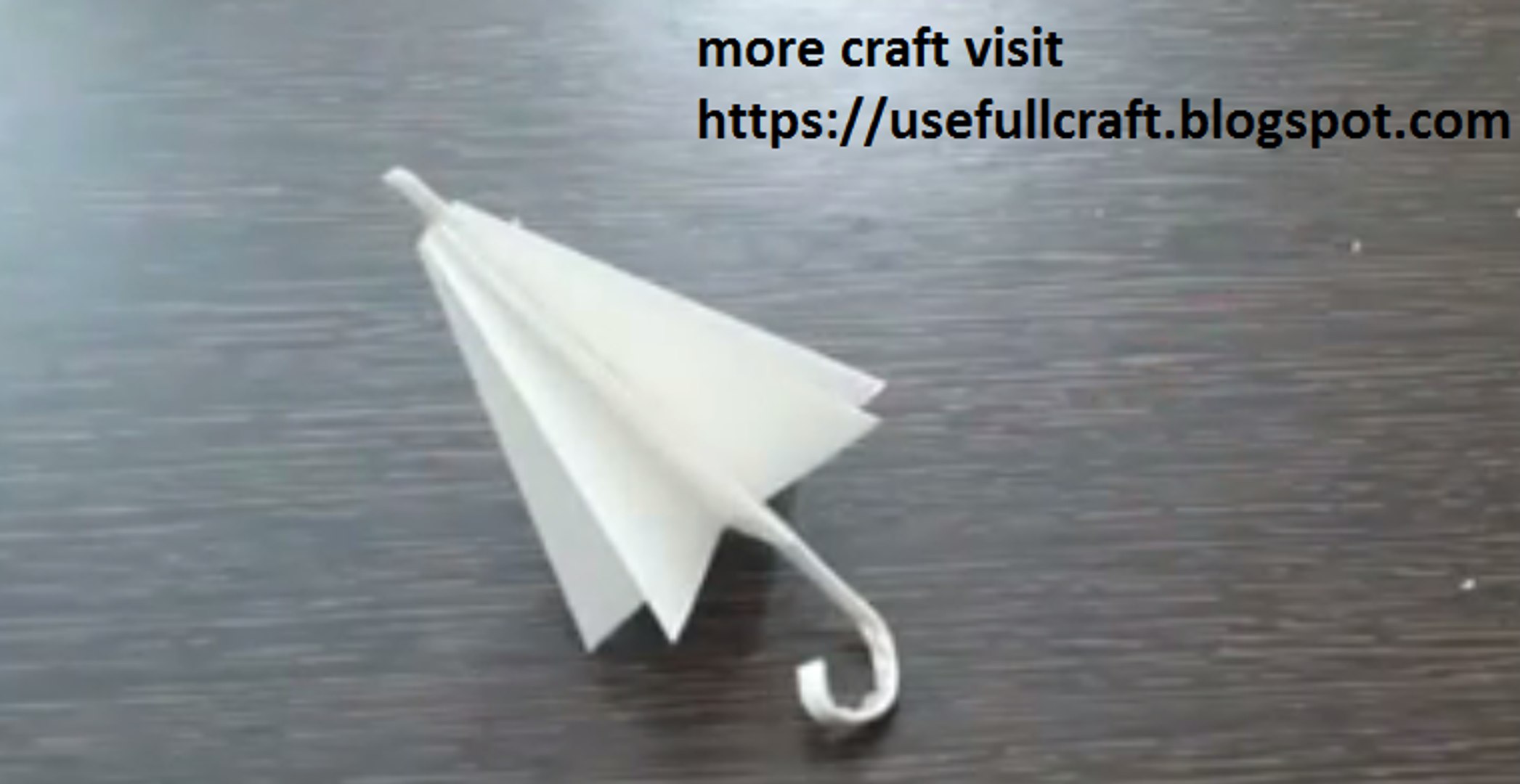 How To Make A Paper Umbrella Video Dailymotion