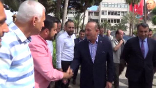Bakan Çavuşoğlu Alanya'daki Yerleşik Almanlarla Görüştü