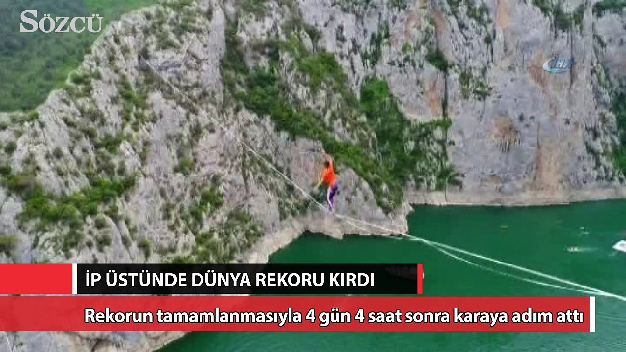 İpte 100 saat asılı kaldı, dünya rekoru kırdı