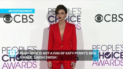 Ruby Rose thinks Katy Perry’s 'Swish Swish’ is a miss miss