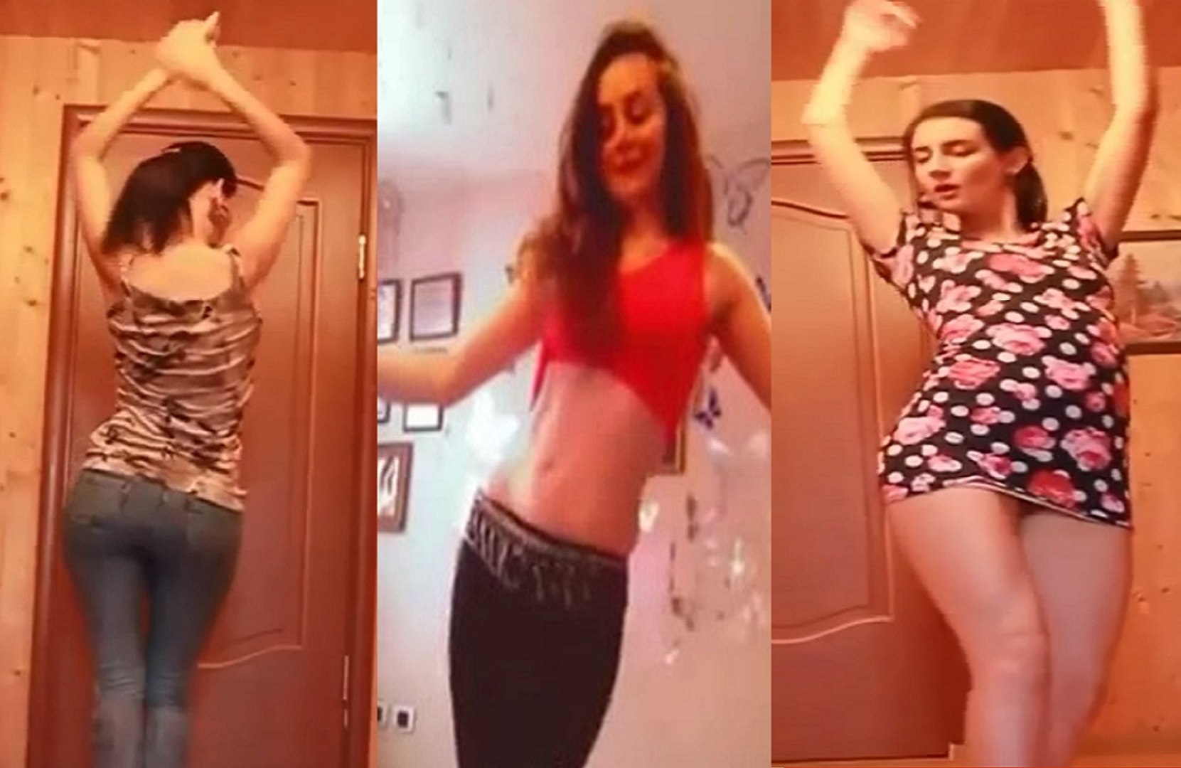 Bir olomonning naqd pul olayotgani aks etgan porno video