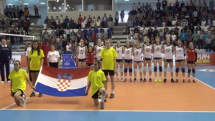 20 Yaş Altı Kadınlar Dünya Şampiyonası Elemeleri - Türkiye, Hırvatistan'ı 3-0 Mağlup Etti