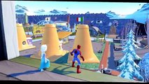 Спайдермен & Веном & Эльза Холодное Сердце Ледяное приключение , мультик игра для детей