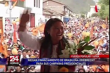 Fuerza Popular y Apra niegan hacer recibido financiamiento de Odebrecht