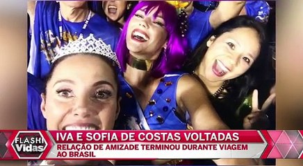 Iva Domingues e Sofia Ribeiro de costas voltadas