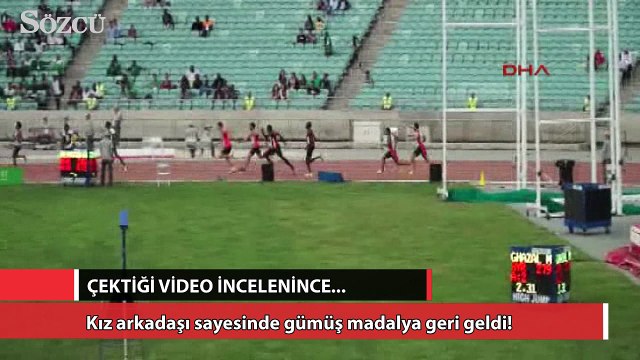 Kız arkadaşı sayesinde gümüş madalya geri geldi!
