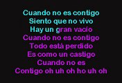 Christina Aguilera - Cuando No Es Contigo (Karaoke)
