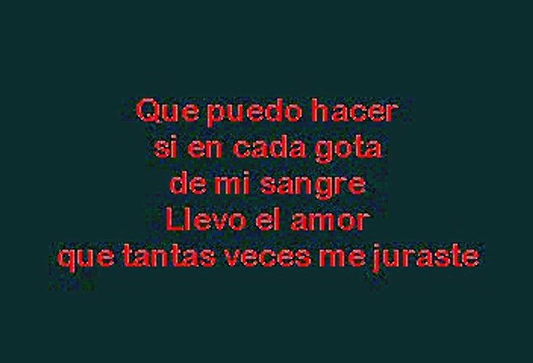Conjunto Primavera - En cada gota de mi sangre (Karaoke)