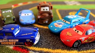 Lightning McQueen Cars Disney Pixar Doc Hudson King Race Cartoon for Kids