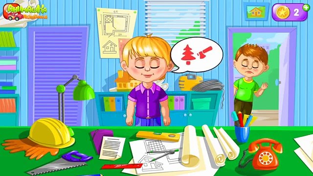 Мультики Мультфильмы для детей Рабочие машины у видео для детей Строим дом Новые мультфильмы 2016