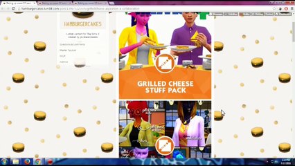 LOS SIMS 4 l GRILLED CHEESE FANMADE STUFF PACK! (REVIEW/OVERVIEW)