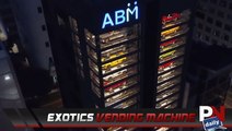 A Giant Vending Machine Dispenses Exotic Cars