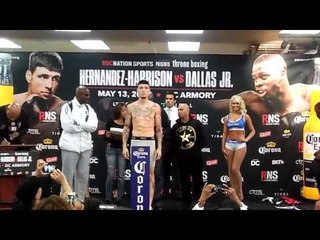 Canelo Sparring Partner DUSTY HARRISON vs MIKE DALLAS INTENSE faceoff EsNews Boxing