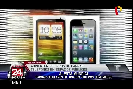 Alerta mundial: cargar celulares en lugares públicos tiene sus riesgos