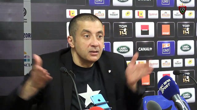 Après-match Toulon/Castres : Mourad Boudjellal