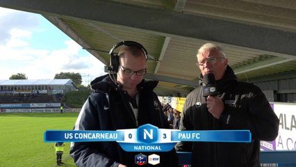 Victoire de Pau FC (0-3) sur la pelouse de Concarneau.