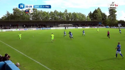 Ouverture du score de Pau FC par Kader.