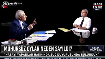 Sandık başkanlarını suçladı