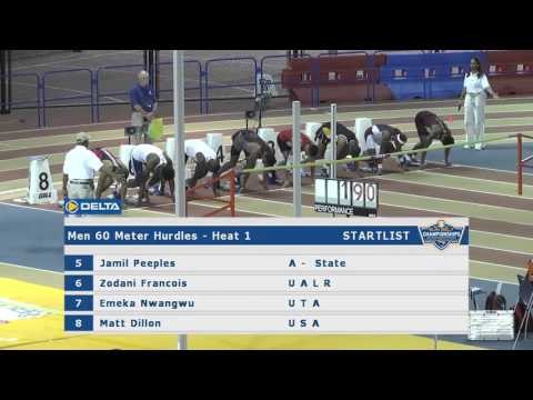 2016 Sun Belt Indoor Track & Field Championship 60m Men's Hurdles Finals