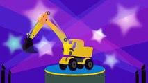 Песенка для детей - ЭКСКАВАТОР - Синий Трактор - Развивающие мультики про машинки для детей