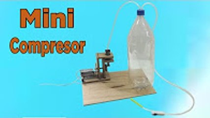 Cómo Hacer Un Mini Compresor Casero (muy fácil de hacer)